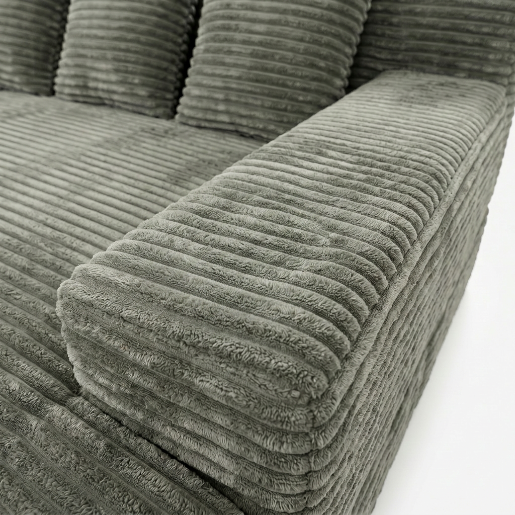 Lune Corduroy Horizon Sectional Sofa — product view 7
