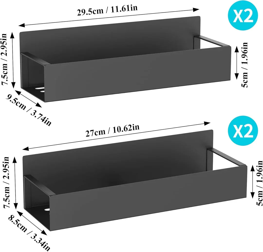Magnetic Spice Holder Set for Refrigerator and Metal Surfaces — product view 3