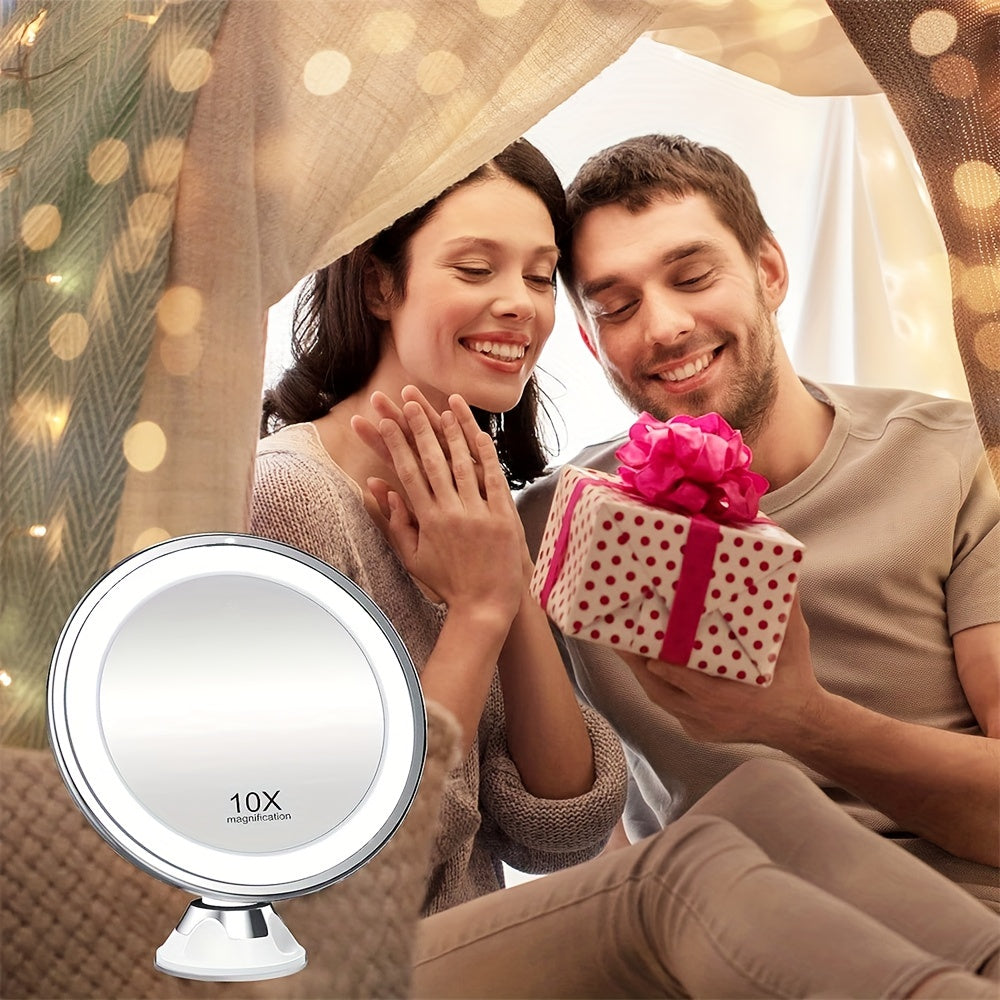 JESLED 10X – Rotatable Makeup Mirror with Lighting LoungeYard — product view 1