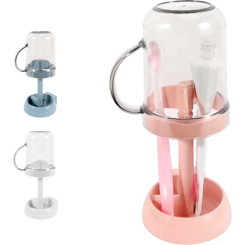 LoungeYard | Toothbrush Holder with Dust Cover & Wash Cup — product view 7