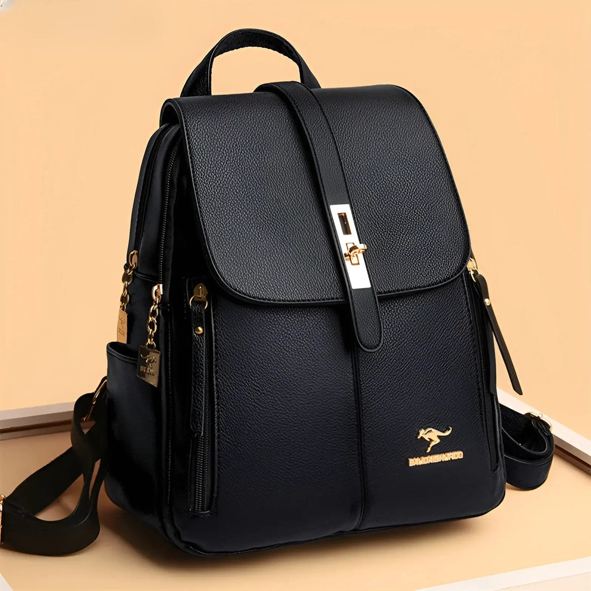 Alena Backpack - Luxurious and High-Quality Leather Women's Handbag — product view 2
