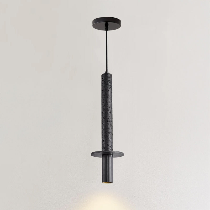WOMO Travertine Long Cylinder Pendant Light - WM3110 — product view 2