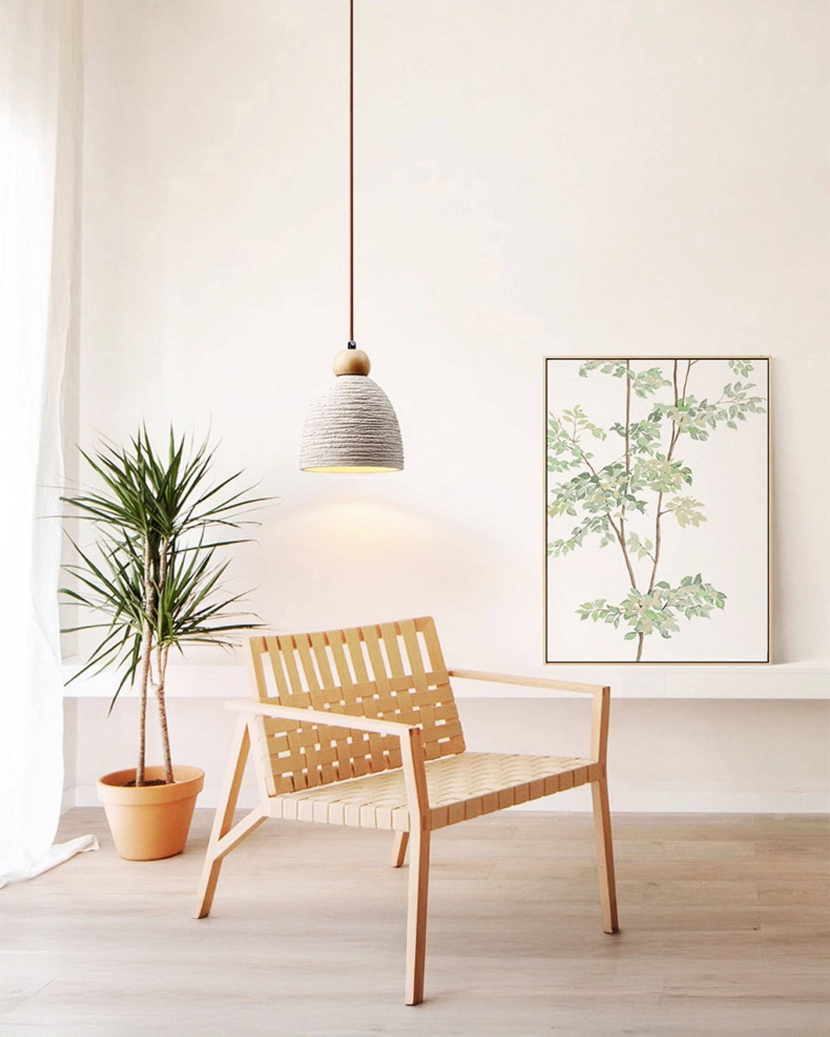 WOMO Cement Dome Pendant Light - WM3119 — product view 2