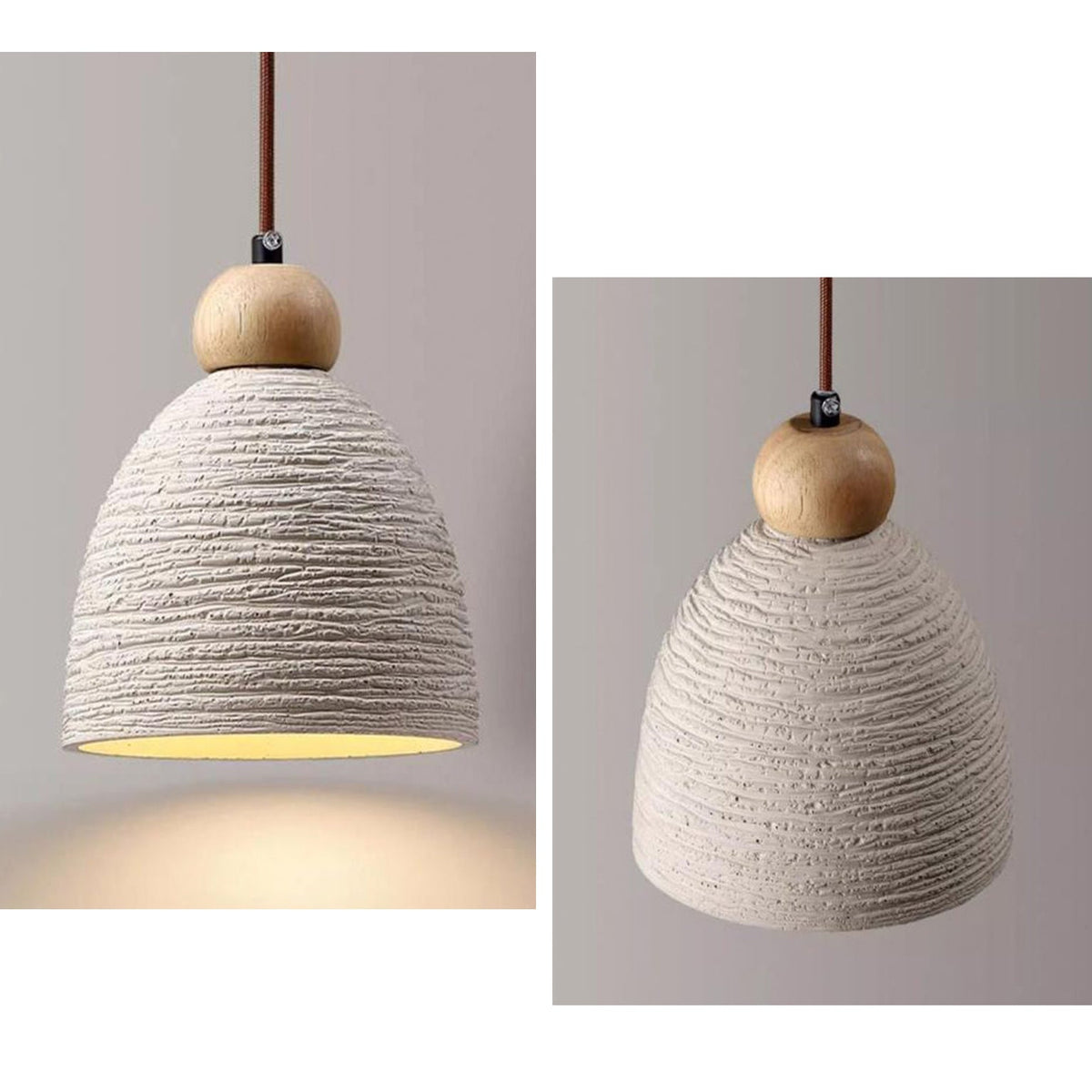 WOMO Cement Dome Pendant Light - WM3119 — product view 7