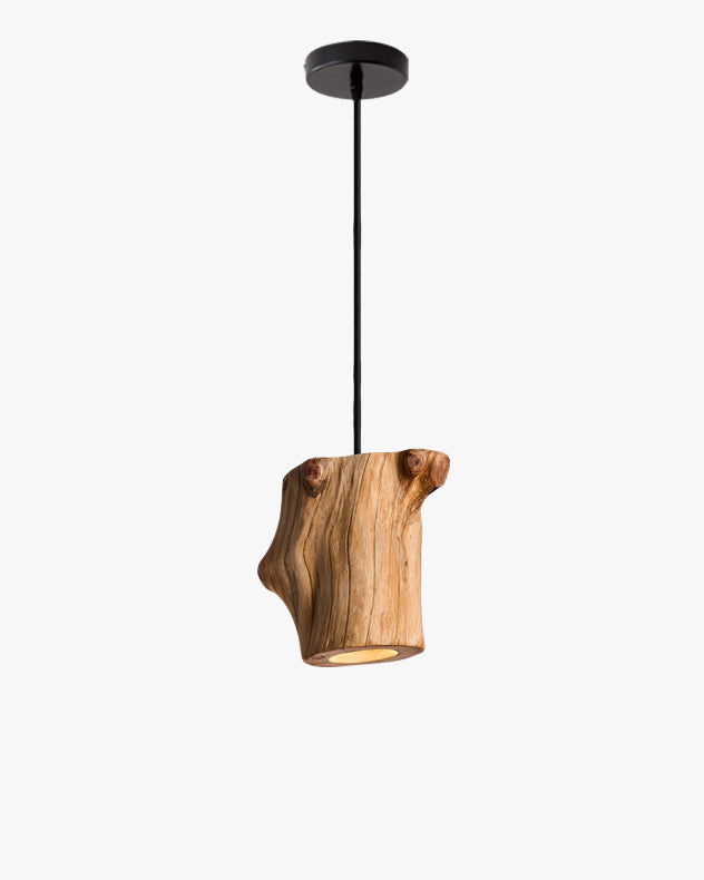 WOMO Natural Wood Pendant Light - WM3120 — product view 1