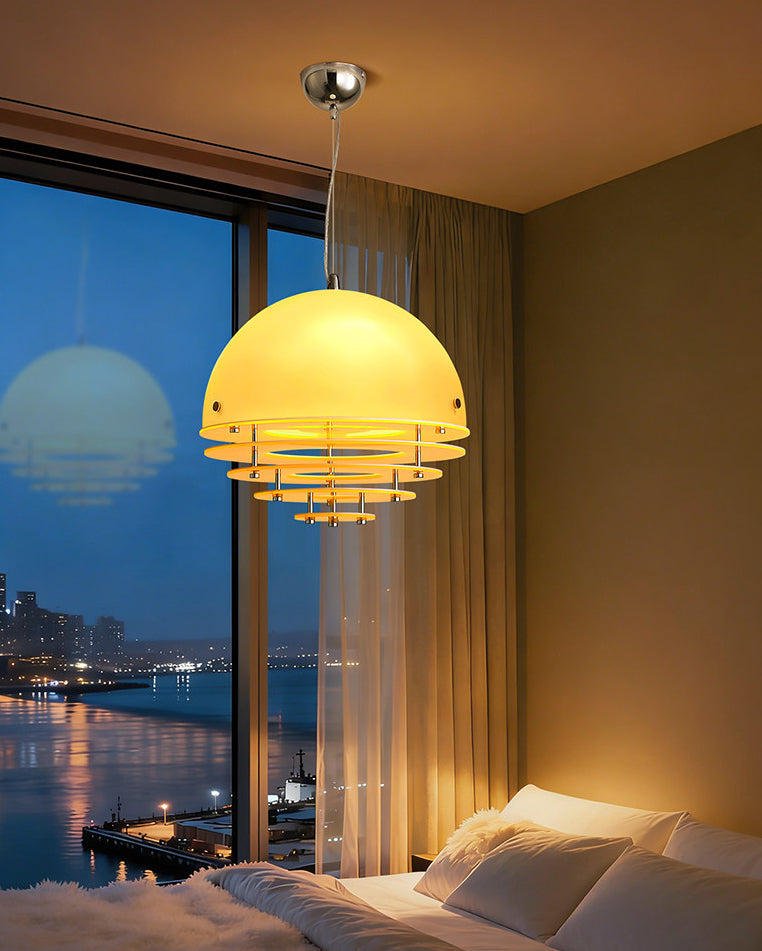 WOMO Contemporary Glass Globe  Pendant Light - WM3126 — product view 4