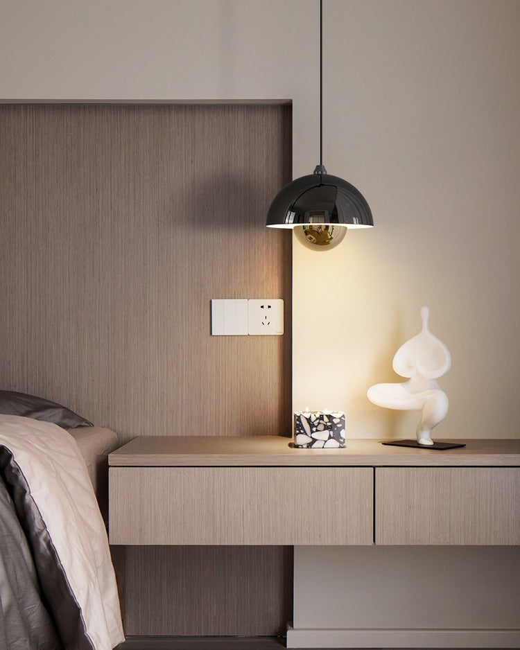 WOMO Contemporary Metal Dome Pendant Light - WM3136 — product view 6