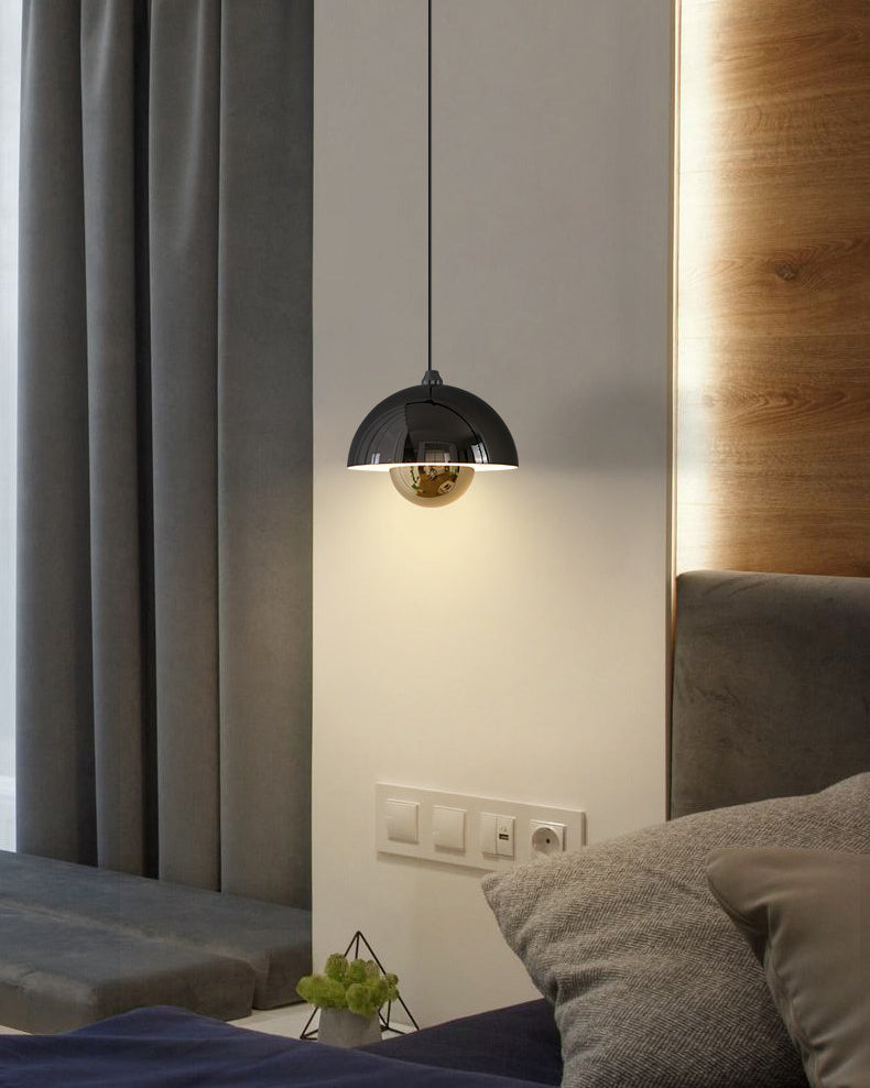 WOMO Contemporary Metal Dome Pendant Light - WM3136 — product view 7