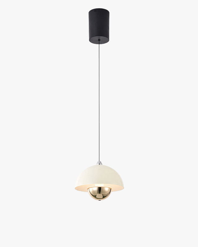 WOMO Contemporary Metal Dome Pendant Light - WM3136 — product view 1