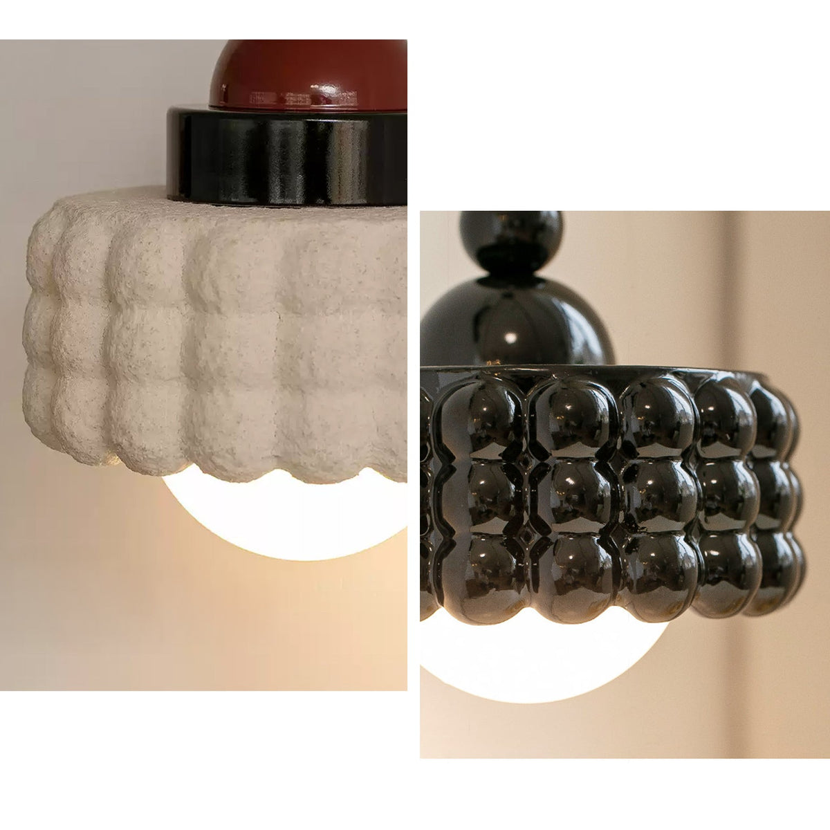 WOMO Cylinder Resin Pendant Light-WM3156 — product view 6