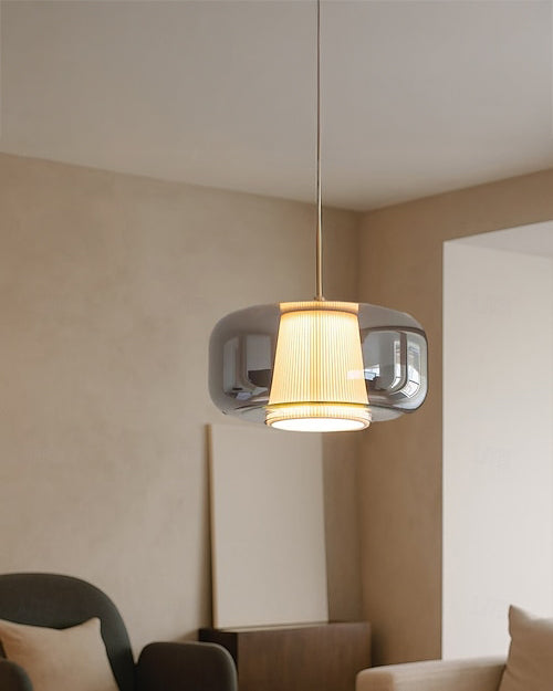 WOMO cylinder Glass Pendant Light-WM3164 — product view 2