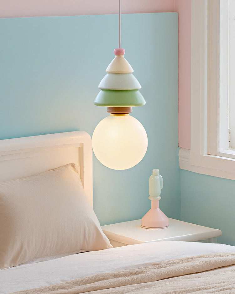 WOMO Christmas Tree Resin Pendant Light-WM3165 — product view 5