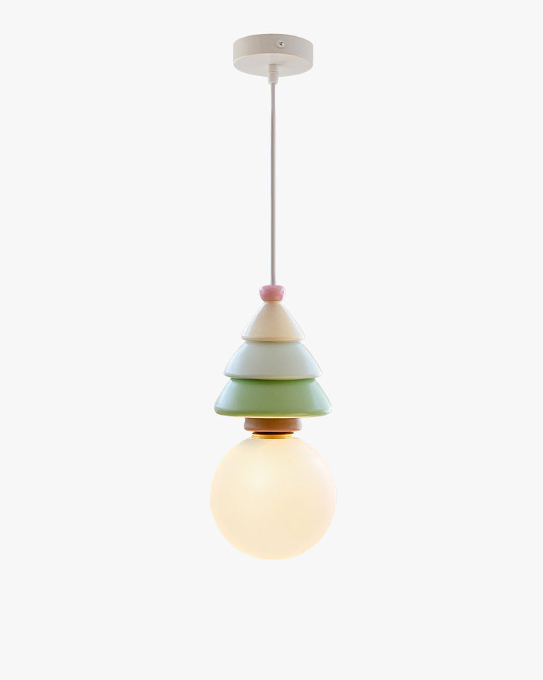 WOMO Christmas Tree Resin Pendant Light-WM3165 — product view 1