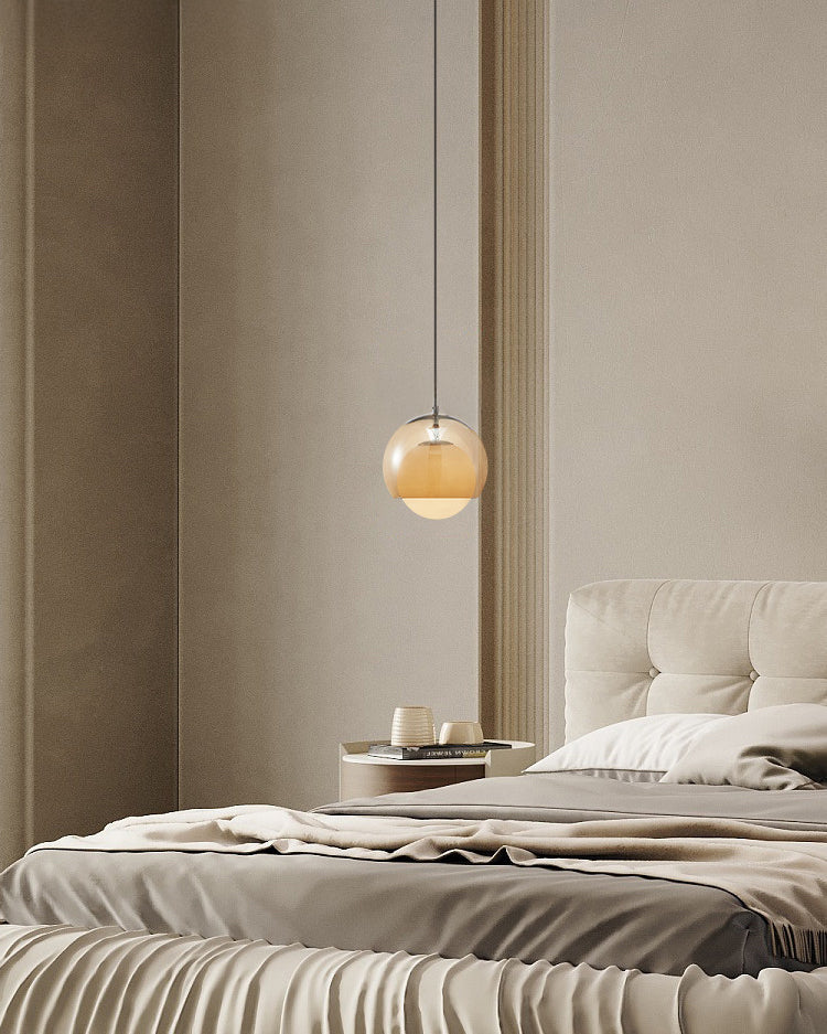 WOMO Glass Globe Pendant Light-WM3171 — product view 5