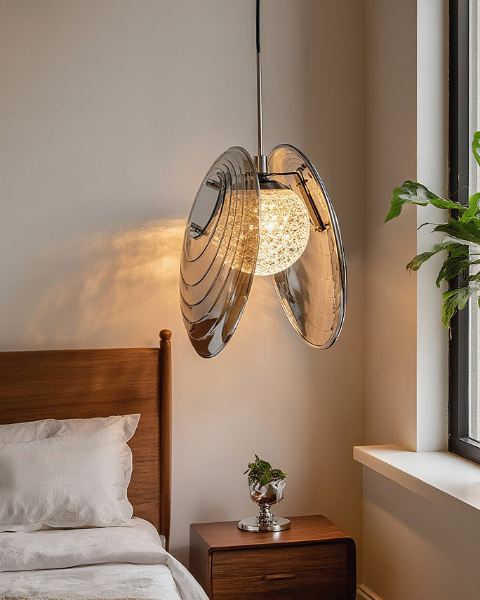 WOMO Glass Disc Pendant Light-WM3172 — product view 2