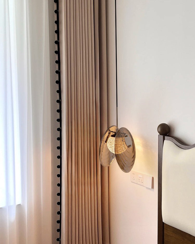 WOMO Glass Disc Pendant Light-WM3172 — product view 3