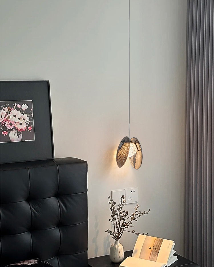 WOMO Glass Disc Pendant Light-WM3172 — product view 6