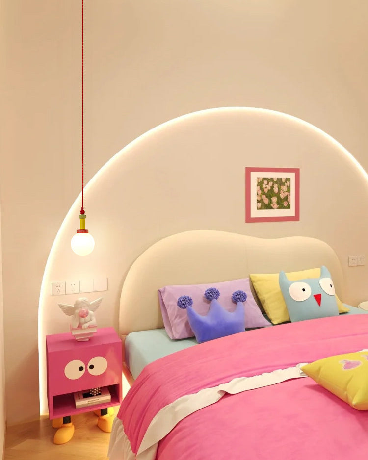 WOMO Glass Globe Children Pendant Light-WM3188 — product view 5