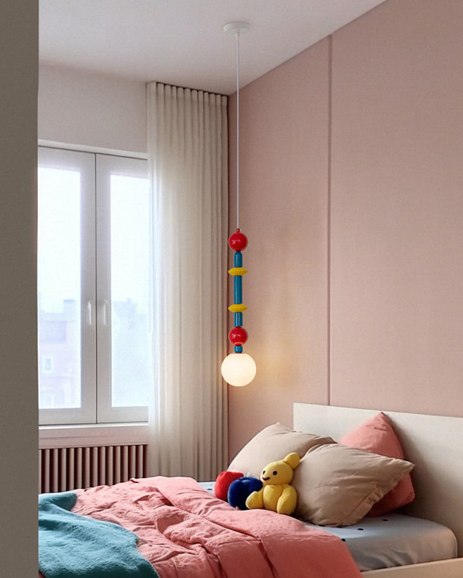 WOMO Glass Globe Children Pendant Light-WM3188 — product view 6