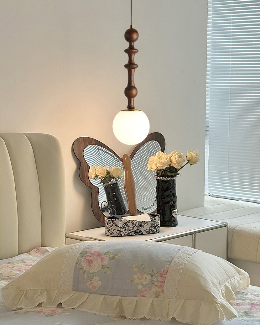 WOMO Glass Globe Pendant Light-WM3190 — product view 6