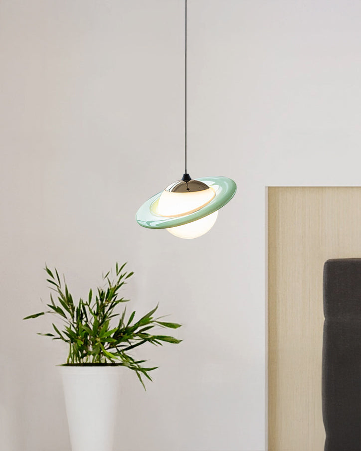 WOMO Planet Globe Glass Pendant Light-WM3192 — product view 2