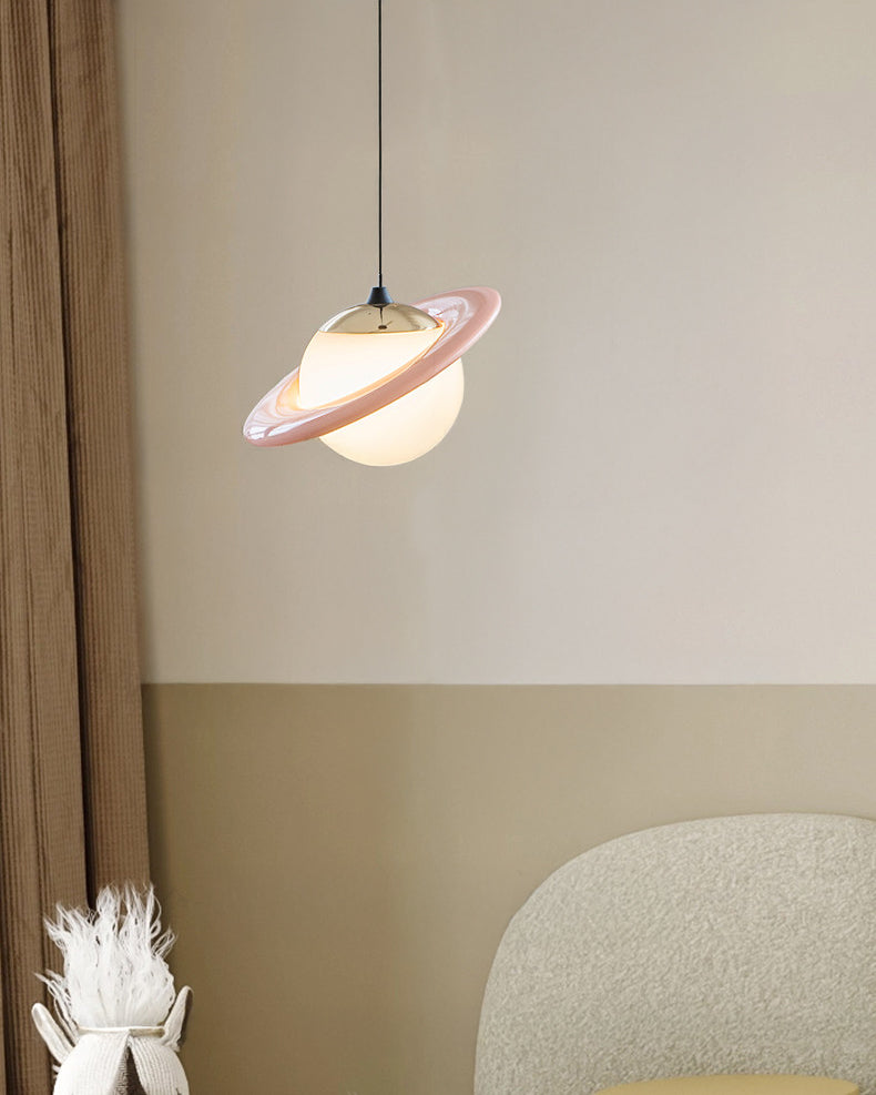 WOMO Planet Globe Glass Pendant Light-WM3192 — product view 3