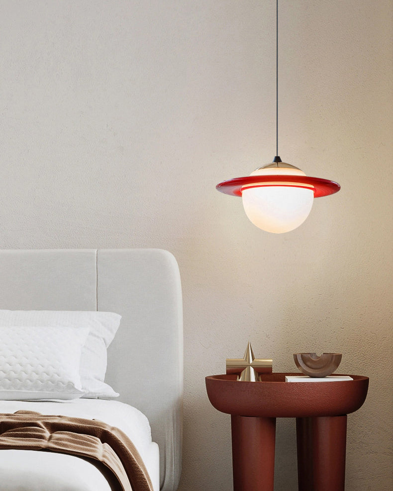 WOMO Planet Globe Glass Pendant Light-WM3192 — product view 4