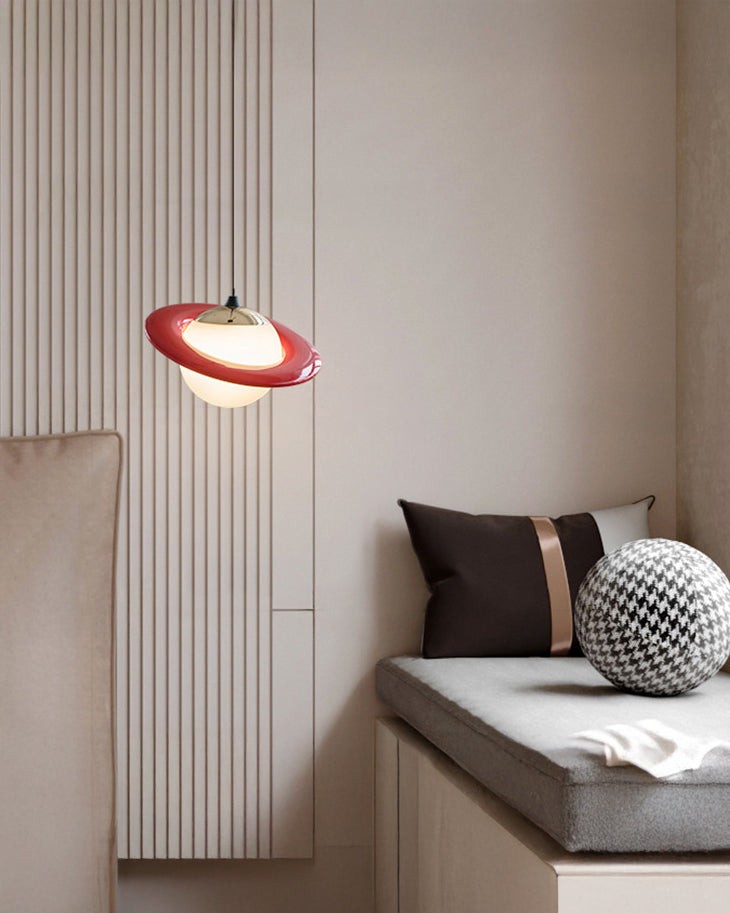 WOMO Planet Globe Glass Pendant Light-WM3192 — product view 6
