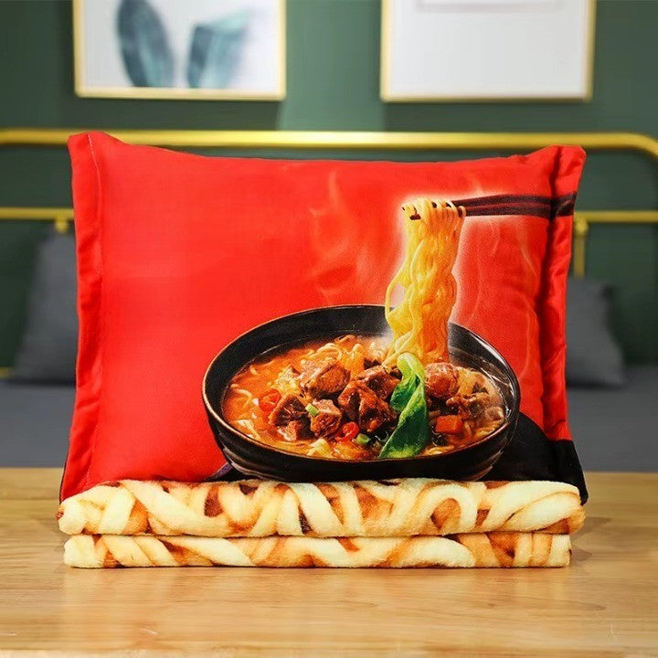 LoungeYard | Comfort Food Noodle Snuggle Throw Blanket — product view 7