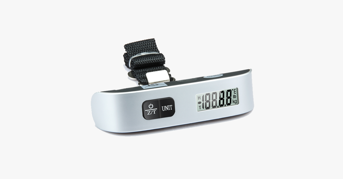 LoungeYard | Handheld Digital Luggage Scale - Temperature Sensor & LCD Display - Portable Size — product view 1