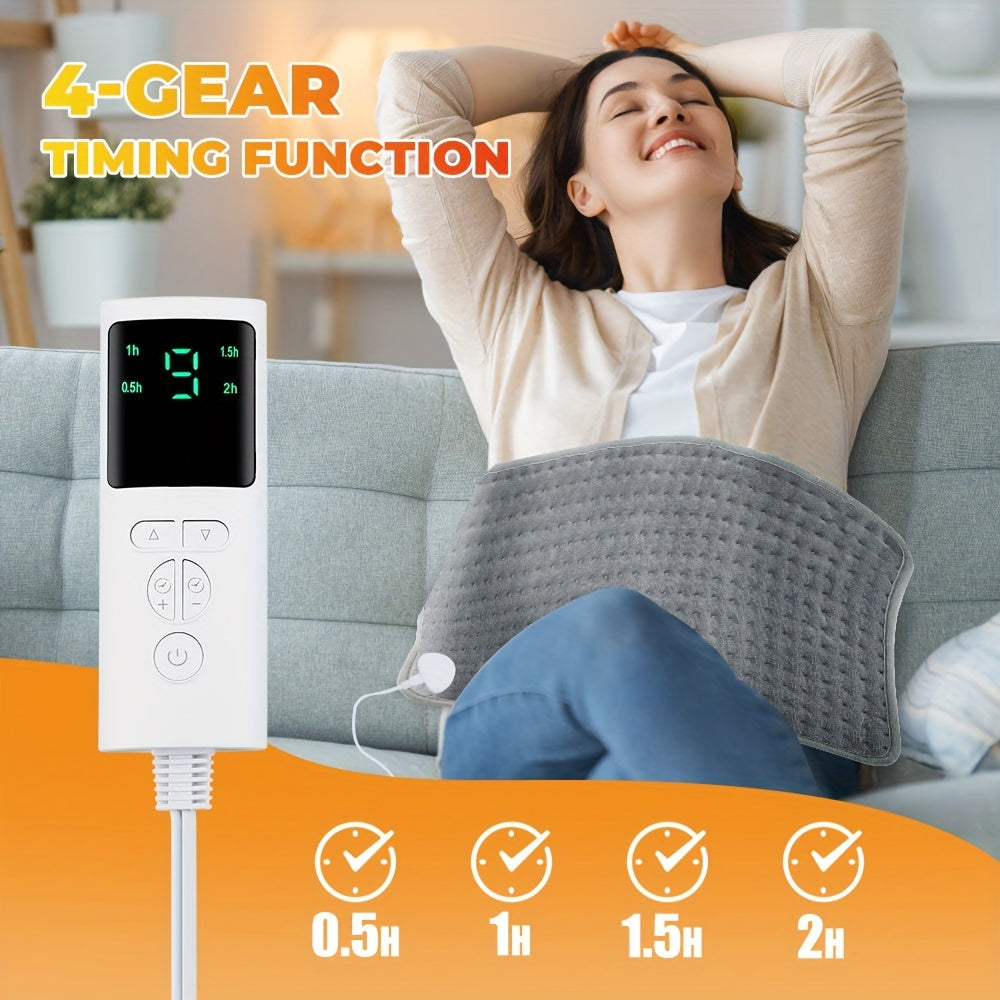 LoungeYard | Electric Blanket Flannel Heated Timer Safety Throw — product view 3
