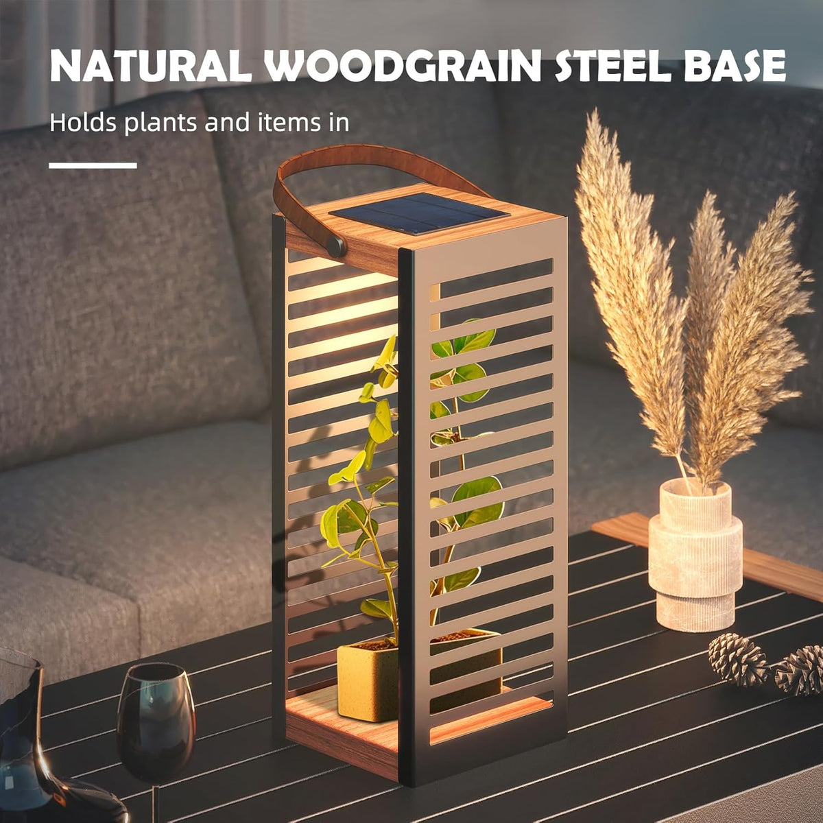 LOUNGE YARD 19.7'' Solar Powered Outdoor Floor Lamp — product view 6
