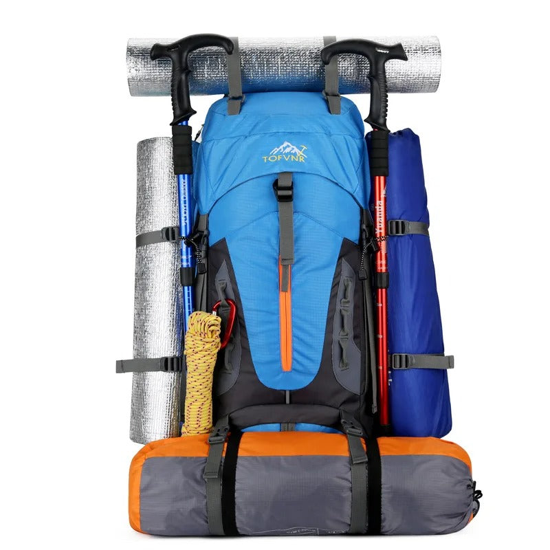 TrailBlazer Backpack – Robust 65L Waterproof Backpack LoungeYard — product view 3