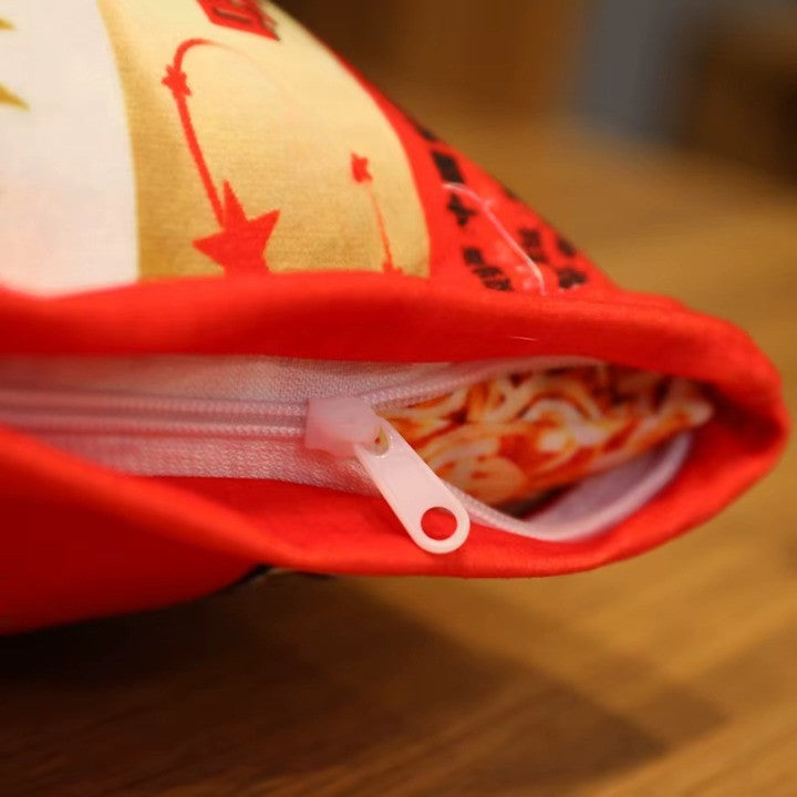 LoungeYard | Comfort Food Noodle Snuggle Throw Blanket — product view 3