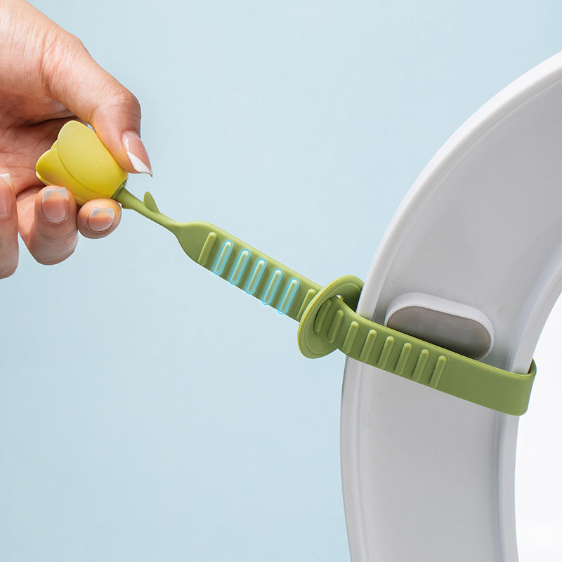 Soft Silicone Toilet Seat Lifter | LoungeYard — product view 5