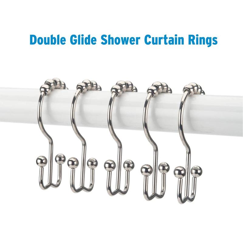LoungeYard | Stainless Steel Shower Curtain Hooks — product view 4