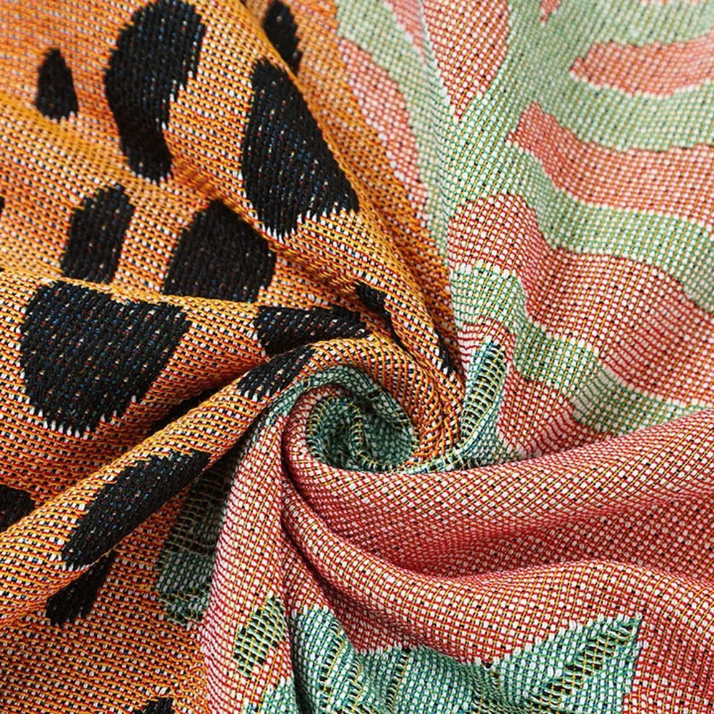 LoungeYard | Jungle Leopard Patterned Throw Blanket — product view 4