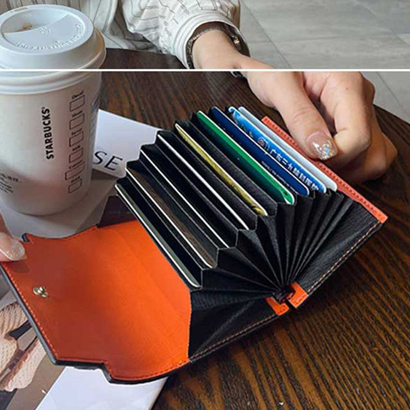 LoungeYard | Minimalist PU Leather Zipper Card Holder — product view 5