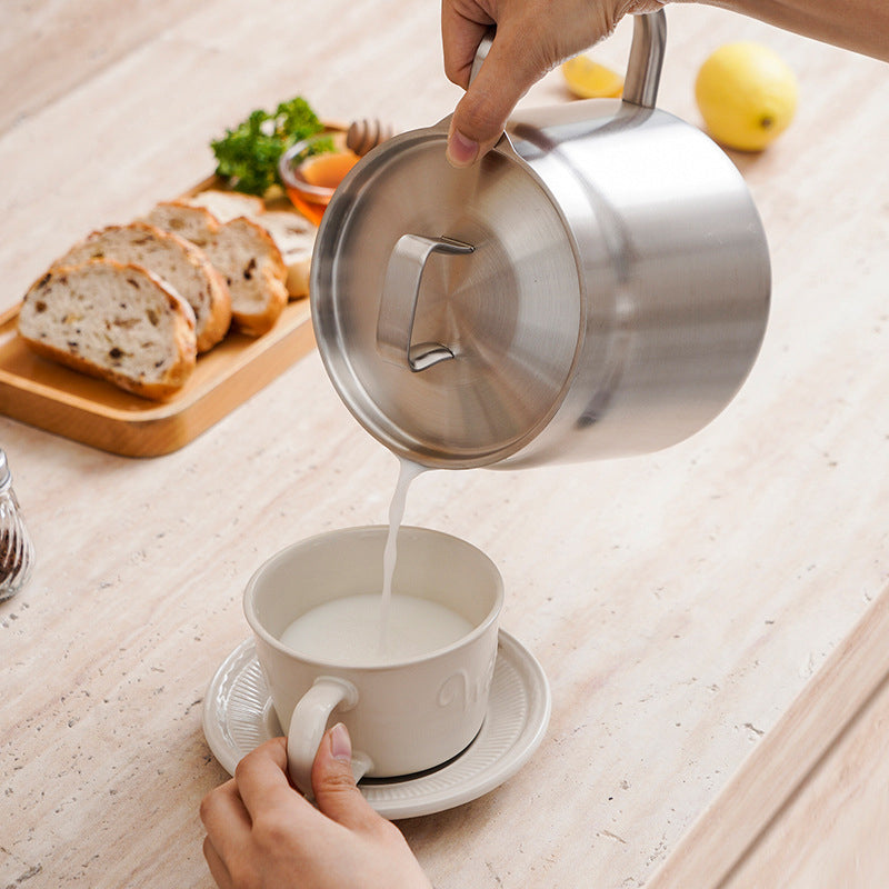 2-in-1 Stainless Steel Multifunctional Oil Strainer Pot | LoungeYard — product view 2