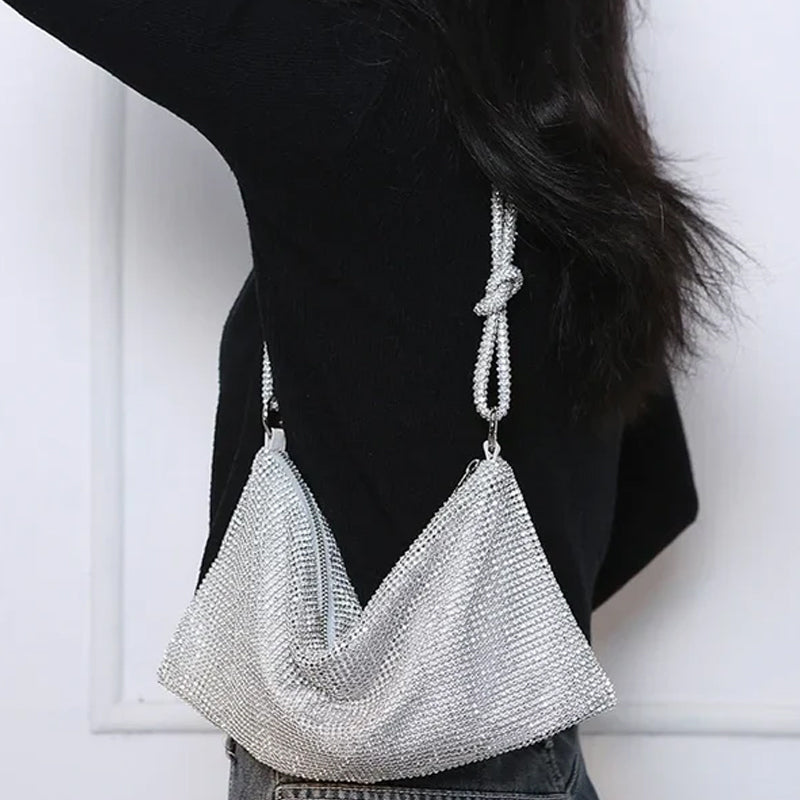 LoungeYard | Luxury Design Shiny Rhinestones Handbag — product view 7