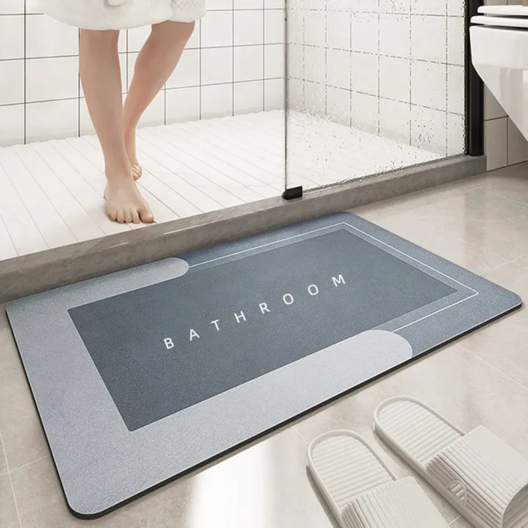 LoungeYard | Anti-Slip Bath Mat | Absorbent Bathroom Rug — product view 1
