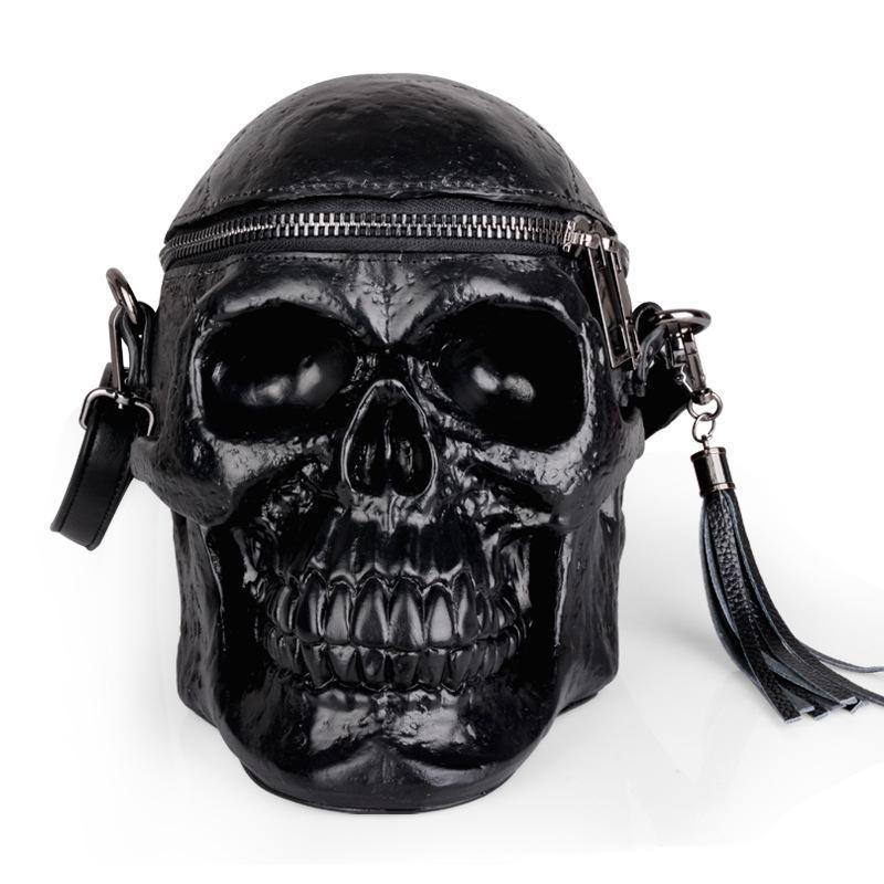 LoungeYard | Skeleton Head Black Skull Bag — product view 3