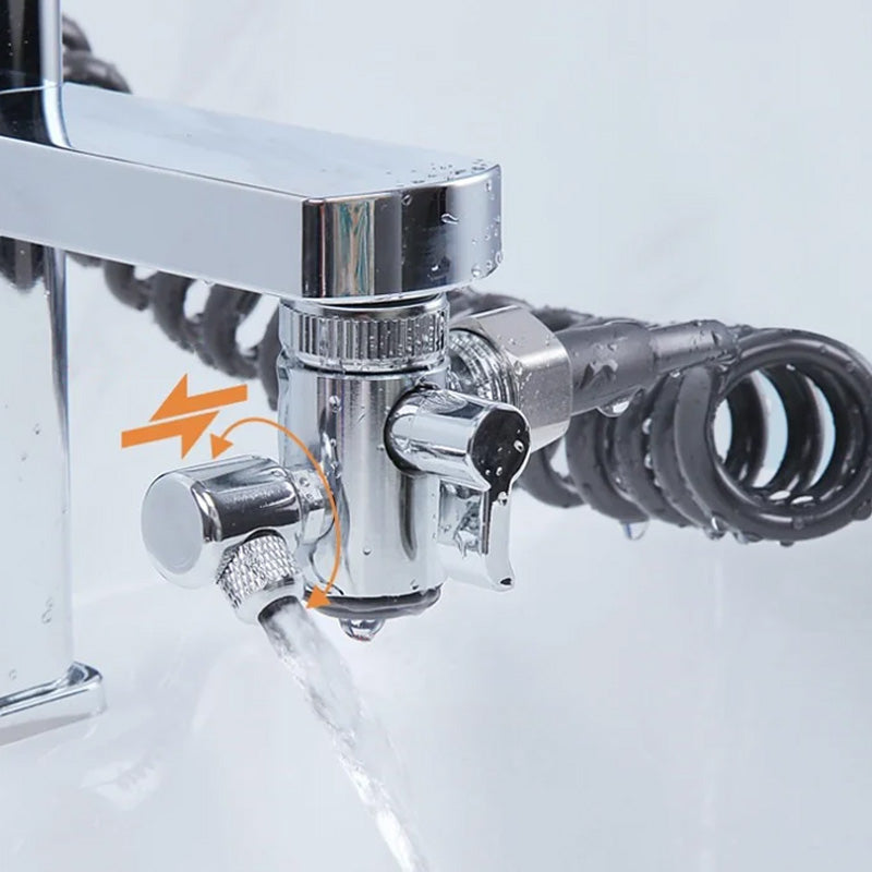 Extension with a valve and three fins | LoungeYard — product view 2