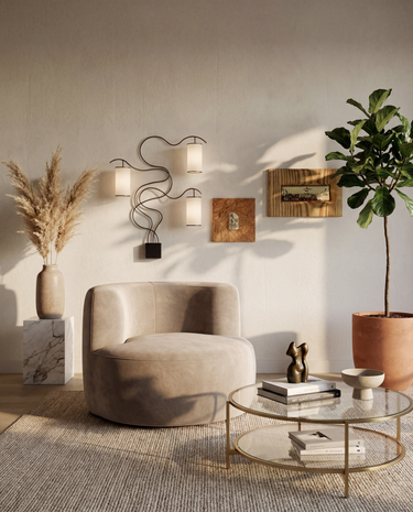 Sola Round Lounge Chair