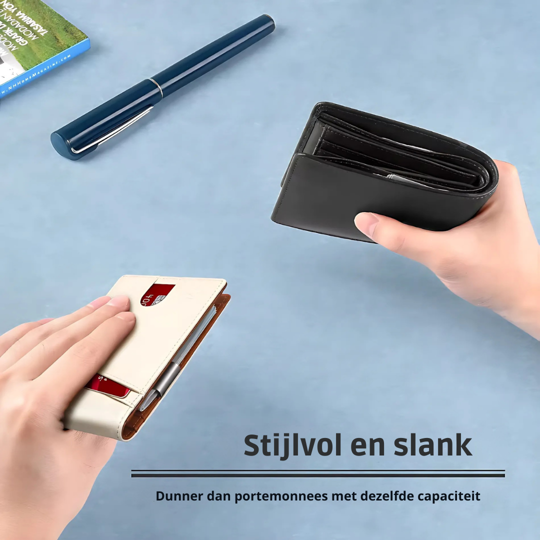 LoungeYard | SafeSlim RFID Leather Men's Wallet – Compact, Thin & Safe — product view 3