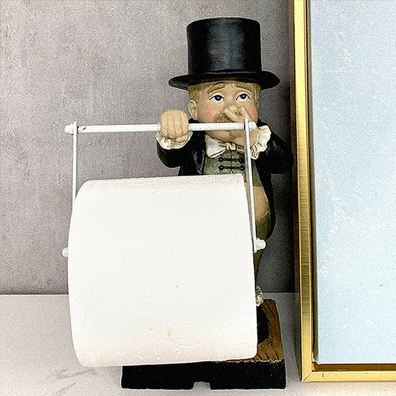 Gentleman Paper Towel Holder Decoration | LoungeYard — product view 3