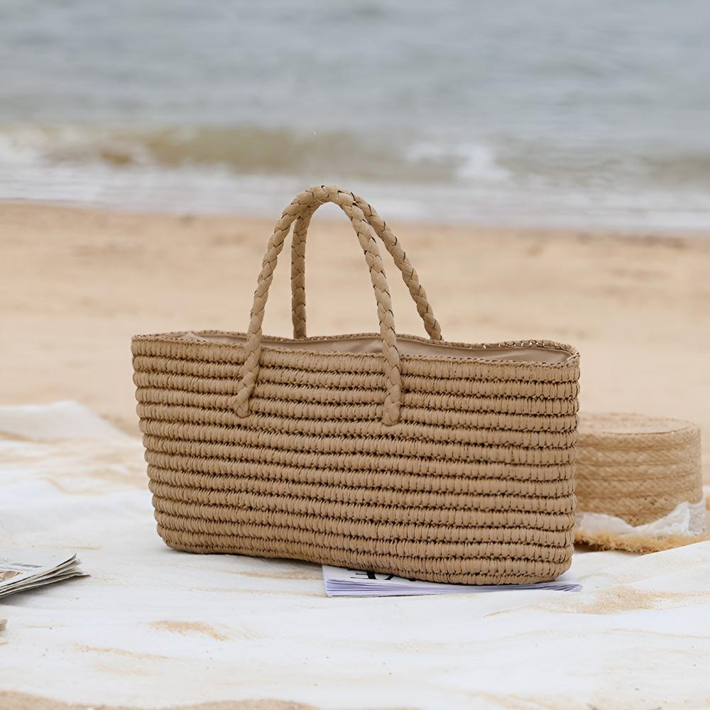 LoungeYard | Woven Straw Tote Bag — product view 6