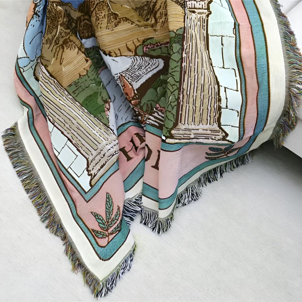 LoungeYard | Moon Tarot Tapestry Blanket — product view 3