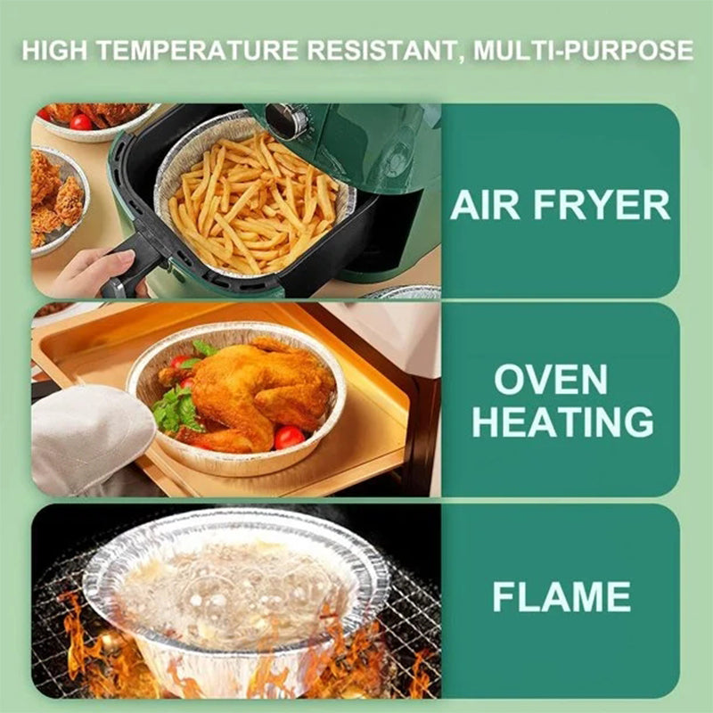 LoungeYard | Reusable Aluminum Foil Air Fryer Liners — product view 2