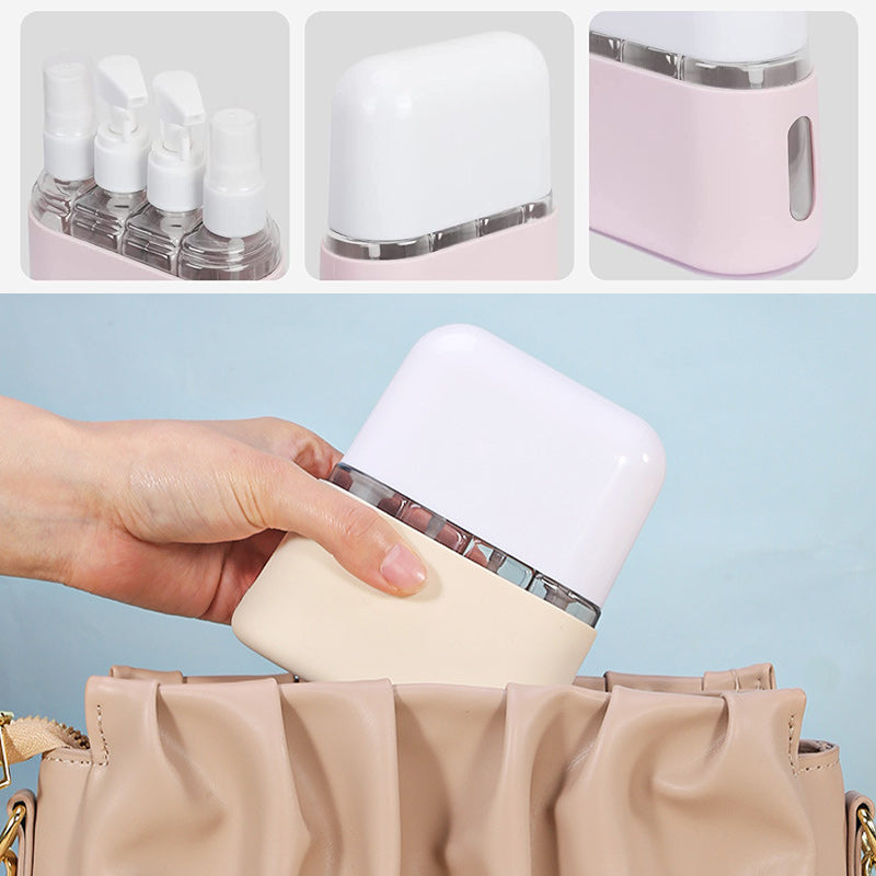 Shampoo Dispenser Portable Travel Bottle Set | LoungeYard — product view 4